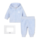 Conjunto de c&aacute;rdigan y pantal&oacute;n BOSS 
                    NI&Ntilde;O