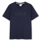 Camiseta de mangas cortas, MARINO, hi-res