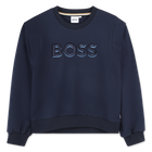 Su&eacute;ter bordado BOSS 
                    NI&Ntilde;A