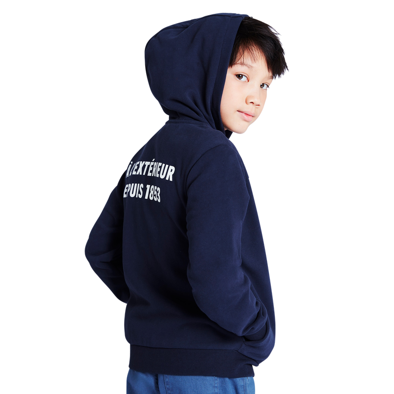 Sudadera cremallera y capucha