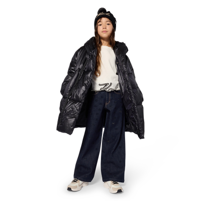 Chaqueta larga acolchada KARL LAGERFELD KIDS NI&Ntilde;A