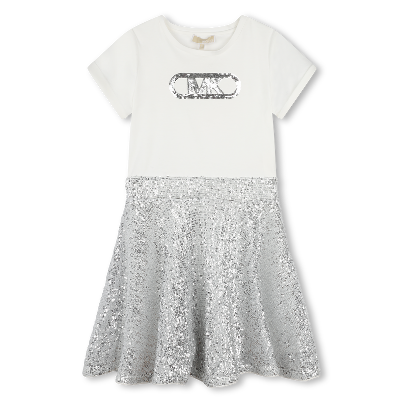 Vestido bimateria MICHAEL KORS 
                        NI&Ntilde;A