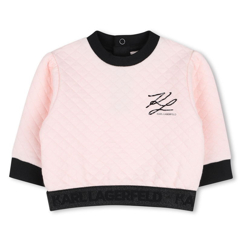Conjunto de sudadera y falda KARL LAGERFELD KIDS 
                        NI&Ntilde;A
