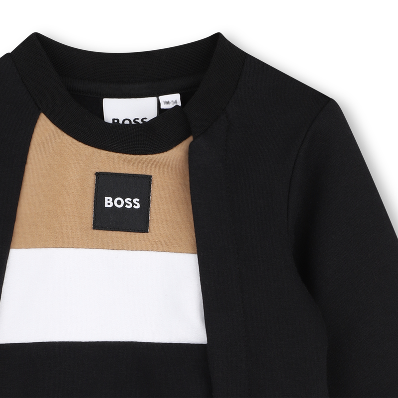 Conjunto de c&aacute;rdigan y pantal&oacute;n BOSS 
                        NI&Ntilde;O