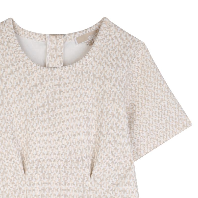 VESTIDO MANGA CORTA MICHAEL KORS 
                        NI&Ntilde;A