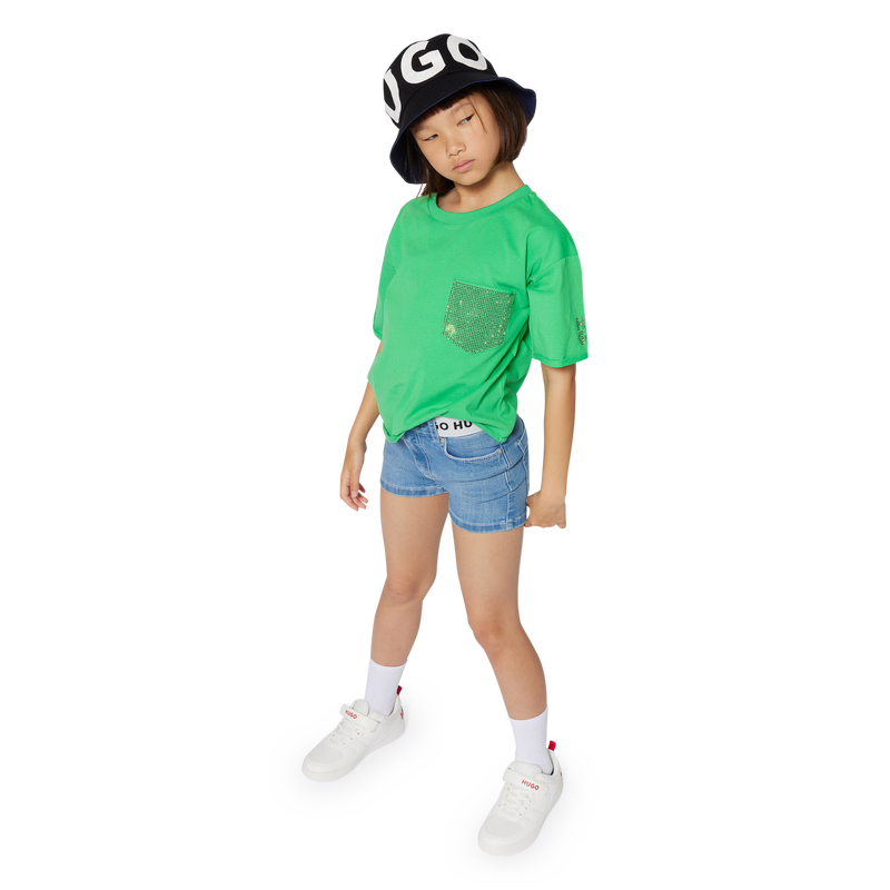 Deportivas cordones y velcro HUGO 
                    NI&Ntilde;O