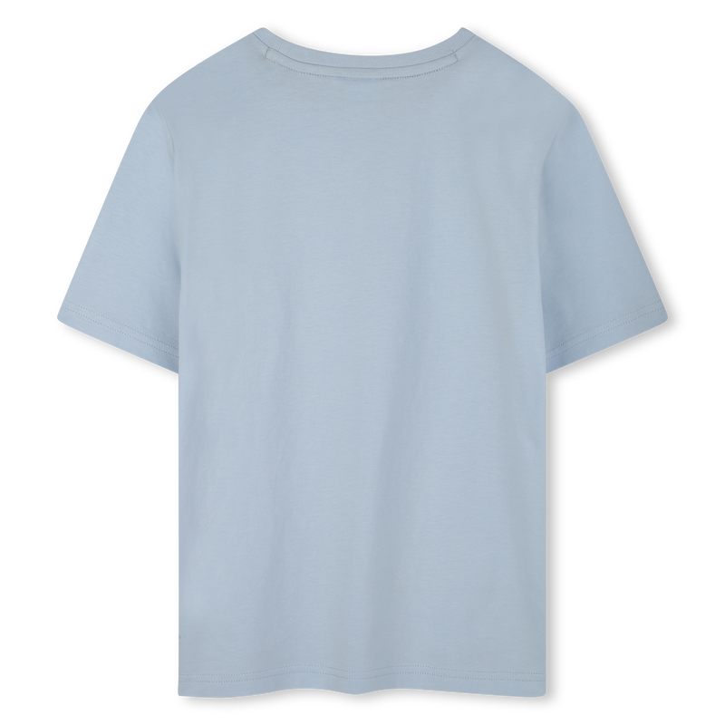 Camiseta manga corta y algod&oacute;n BOSS 
                        NI&Ntilde;O