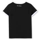 Camiseta de manga corta KARL LAGERFELD KIDS 
                    NI&Ntilde;A