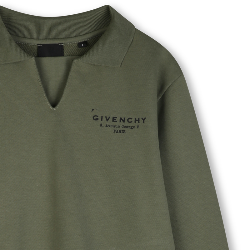SUDADERA FLEECE GIVENCHY 
                        NI&Ntilde;O