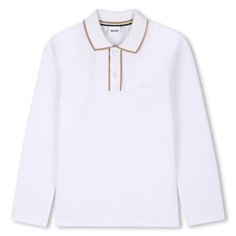 Polo de manga larga BOSS 
                        NI&Ntilde;O