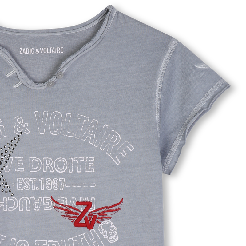 Camiseta de mangas cortas ZADIG & VOLTAIRE 
                        NI&Ntilde;A