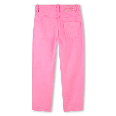 Pantal&oacute;n de sarga con corazones BILLIEBLUSH NI&Ntilde;A