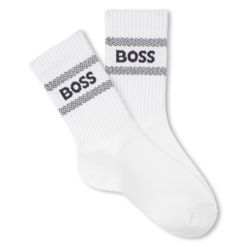 Pack de 2 pares de calcetines BOSS 
                        NI&Ntilde;O
