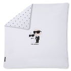 Manta de algod&oacute;n estampado KARL LAGERFELD KIDS 
                    UNISEXO