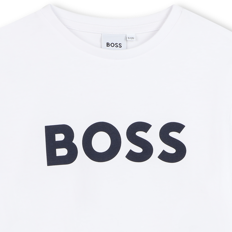 CAMISETA DE MANGA CORTA BOSS 
                        NI&Ntilde;O