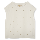 Camiseta algod&oacute;n de ceremonia MICHAEL KORS 
                    NI&Ntilde;A