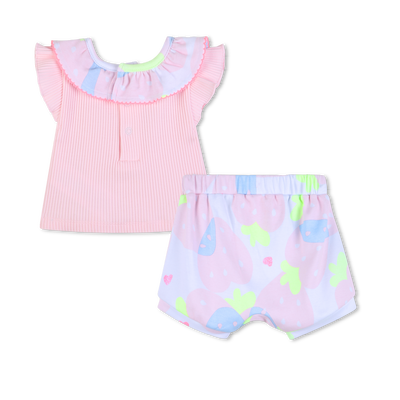 CONJUNTO CAMISETA + PANTAL&Oacute;N CORTO BILLIEBLUSH NI&Ntilde;A