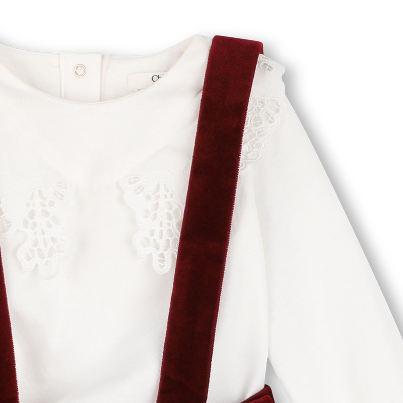 Conjunto de vestido y camiseta CHLOE 
                        NI&Ntilde;A