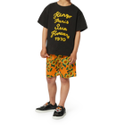 Bermudas de sat&eacute;n estampadas KENZO KIDS 
                    NI&Ntilde;O