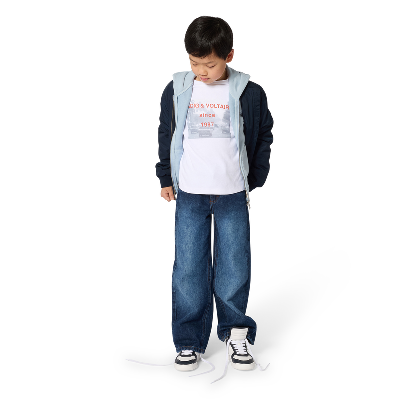 SUDADERA CON CAPUCHA ZADIG & VOLTAIRE 
                        NI&Ntilde;O