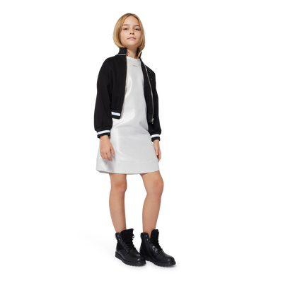 Chaqueta bordada con rayas BOSS NI&Ntilde;A