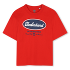 Camiseta de manga corta, ROJO, hi-res