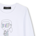 Camiseta de manga larga KARL LAGERFELD KIDS 
                    NI&Ntilde;A