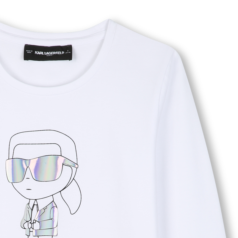 Camiseta de manga larga KARL LAGERFELD KIDS 
                        NI&Ntilde;A