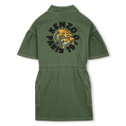 Vestido sahariano de algod&oacute;n KENZO KIDS 
                    NI&Ntilde;A