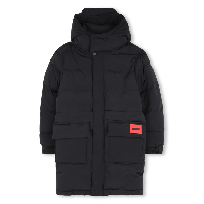 Chaqueta larga acolchada HUGO 
                        NI&Ntilde;O