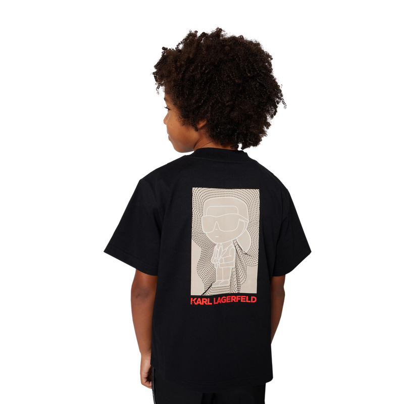 Camiseta de punto de algodón grueso KARL LARGERFELD KIDS 
                        NIÑO