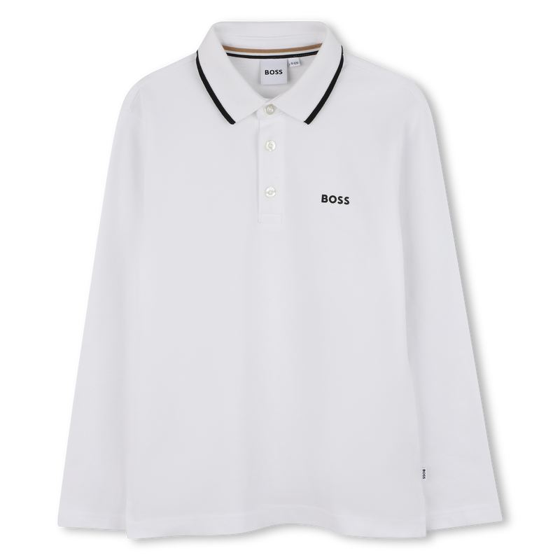 Polo de manga larga BOSS 
                        NI&Ntilde;O