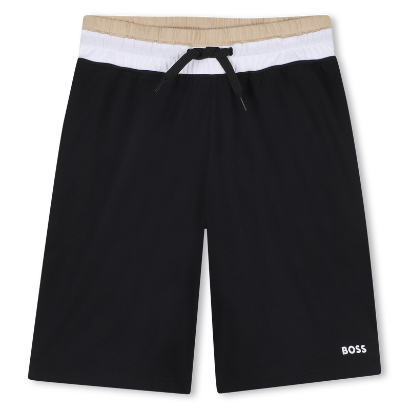 CONJUNTO CAMISETA + BERMUDAS BOSS 
                        NI&Ntilde;O