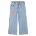 Pantal&oacute;n vaquero bordado BILLIEBLUSH 
                    NI&Ntilde;A