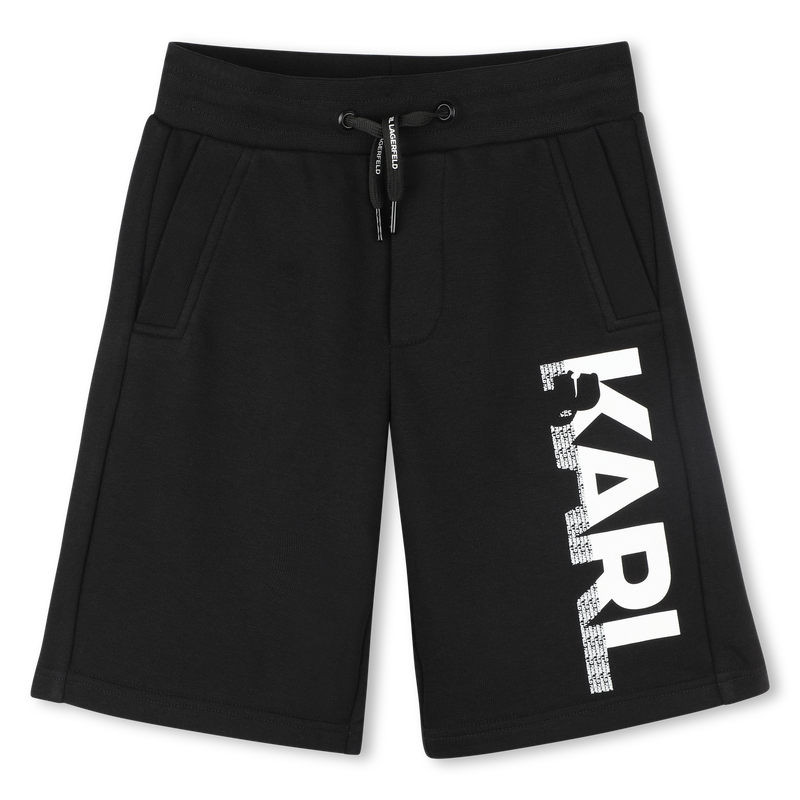 Bermudas el&aacute;sticas de algod&oacute;n KARL LAGERFELD KIDS 
                        NI&Ntilde;O