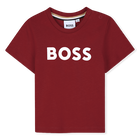 Camiseta de mangas cortas, ROJO OSCURO, hi-res