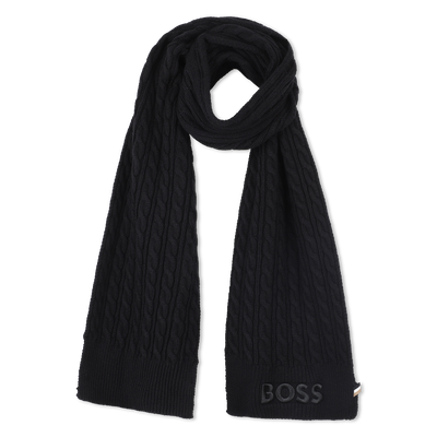 Bufanda de punto BOSS NI&Ntilde;O