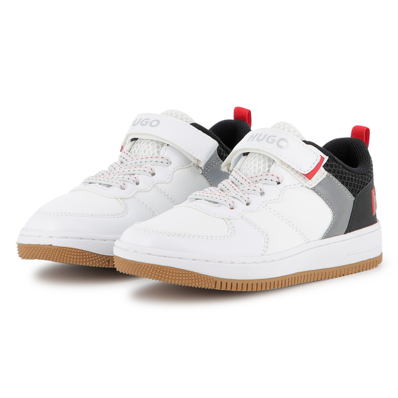 Zapatillas con cordones el&aacute;sticos HUGO 
                        NI&Ntilde;O