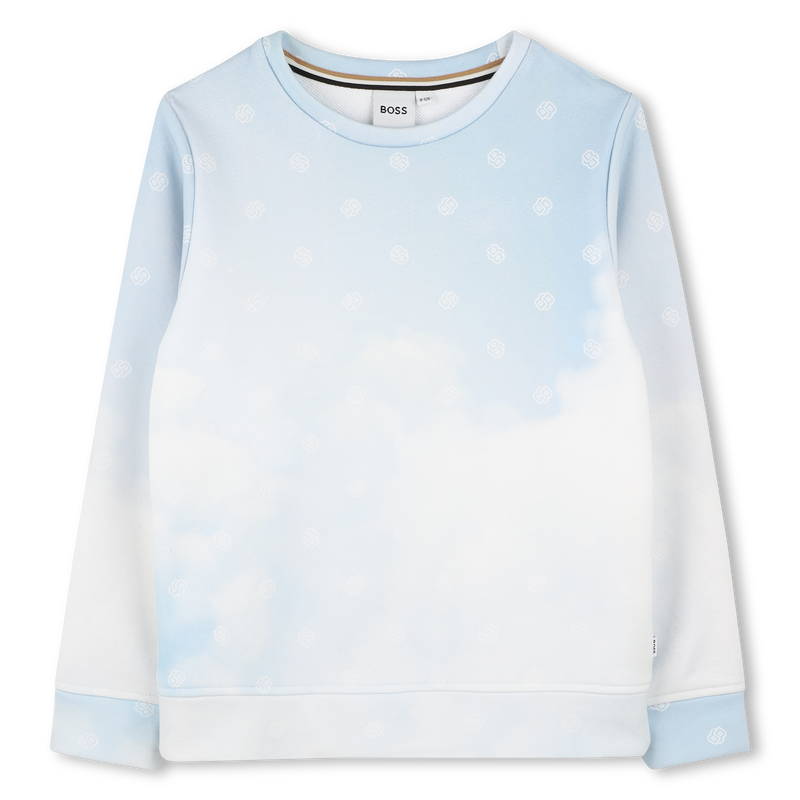 Su&eacute;ter estampado BOSS 
                        NI&Ntilde;O