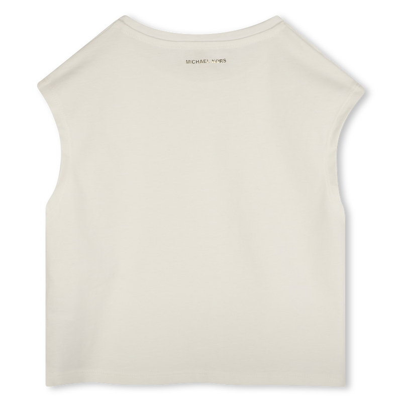 Camiseta algod&oacute;n de ceremonia MICHAEL KORS 
                        NI&Ntilde;A