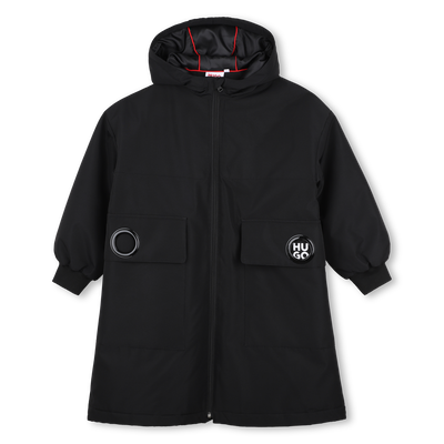 Parka con capucha HUGO NI&Ntilde;A