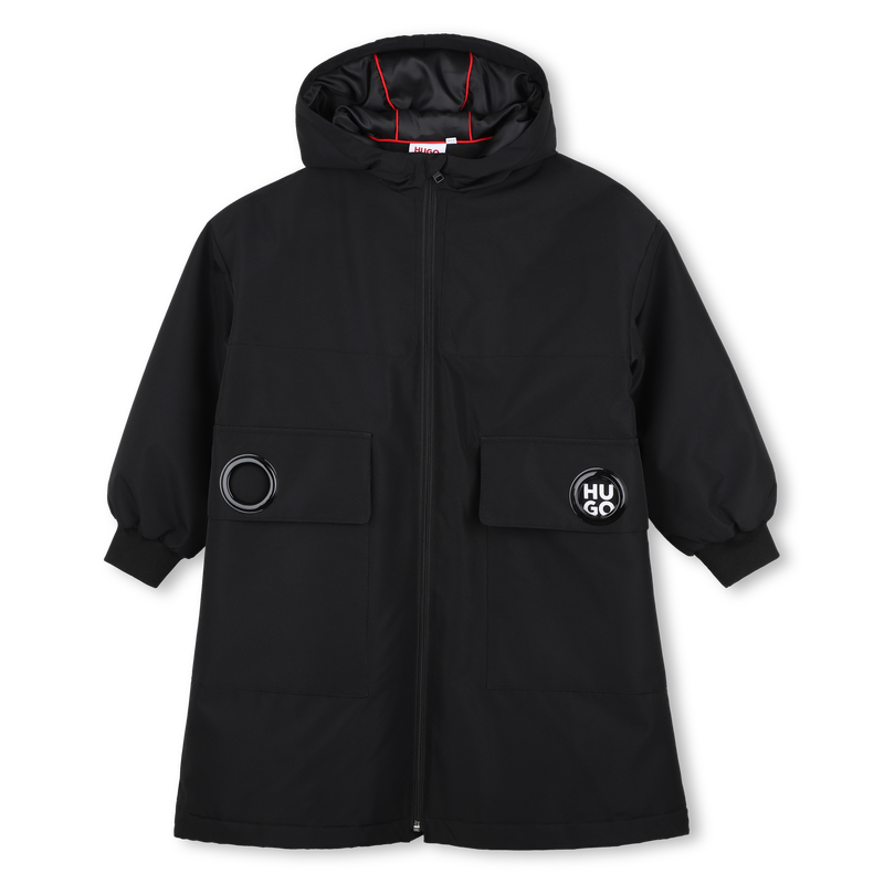 Parka con capucha HUGO 
                        NI&Ntilde;A