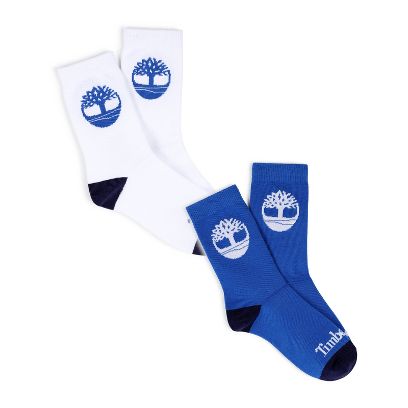 JUEGO DE 2 PARES DE CALCETINES TIMBERLAND 
                        NI&Ntilde;O