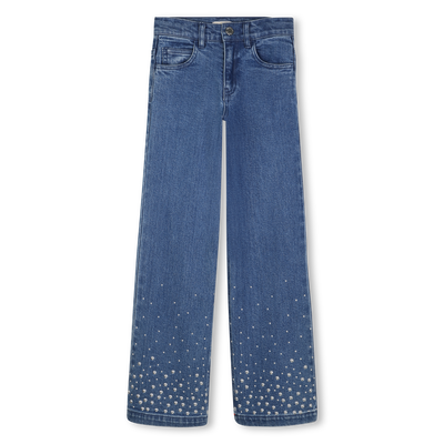 JEANS DE CINTURA AJUSTABLE MICHAEL KORS NIÑA
