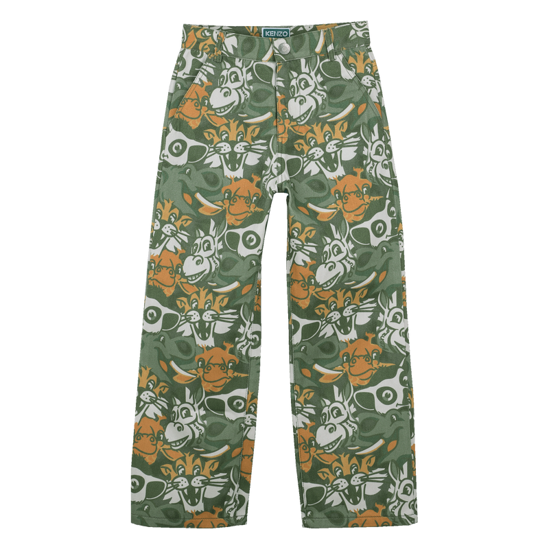 Pantal&oacute;n de corte recto KENZO KIDS 
                        NI&Ntilde;O