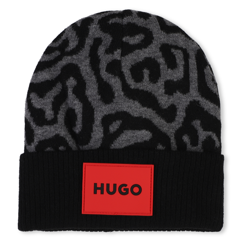 Gorro de punto y jacquard HUGO 
                        NI&Ntilde;A