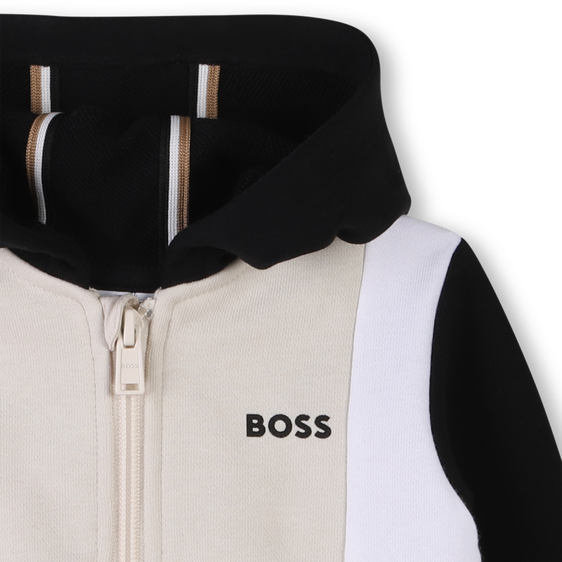Chaqueta con capucha BOSS 
                        NI&Ntilde;O