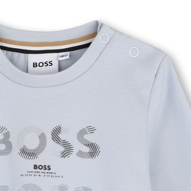 Camiseta de manga larga BOSS 
                        NI&Ntilde;O