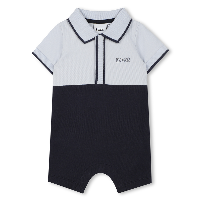 Mono corto bloques de colores BOSS 
                        NIÑO