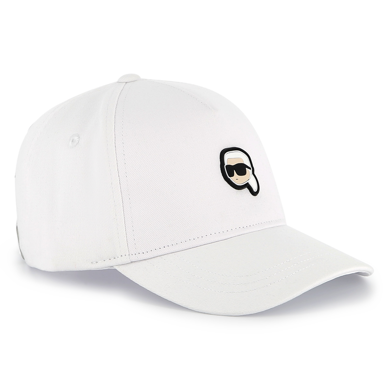 Gorra ajustable de algodón KARL LARGERFELD KIDS 
                        NIÑO